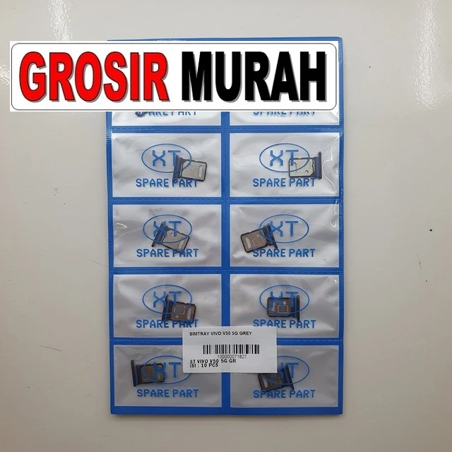 Simtray Vivo V50 5g Grey ready stock harga grosir sparepart HP Libra Jaya