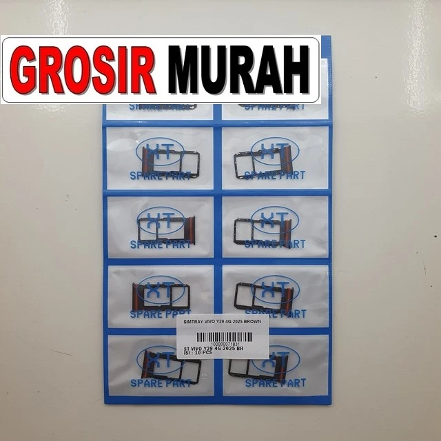Simtray Vivo Y29 4g 2025 Brown ready stock harga grosir sparepart HP Libra Jaya