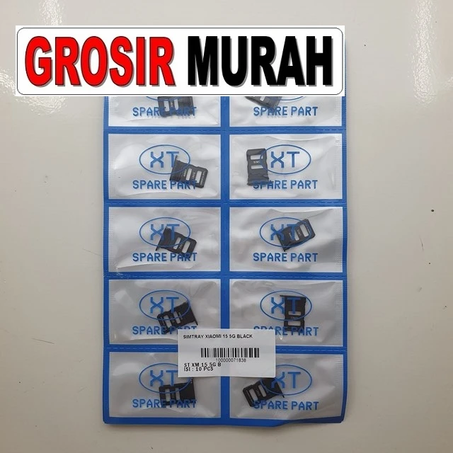 Simtray Xiaomi 15 5g Black ready stock harga grosir sparepart HP Libra Jaya