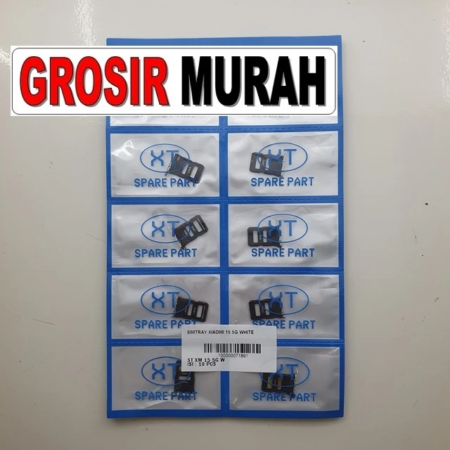 Simtray Xiaomi 15 5g White ready stock harga grosir sparepart HP Libra Jaya