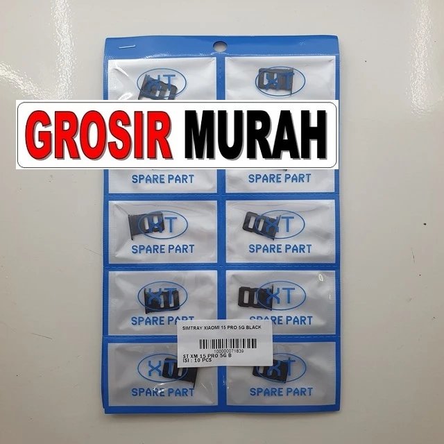 Simtray Xiaomi 15 Pro 5g Black ready stock harga grosir sparepart HP Libra Jaya