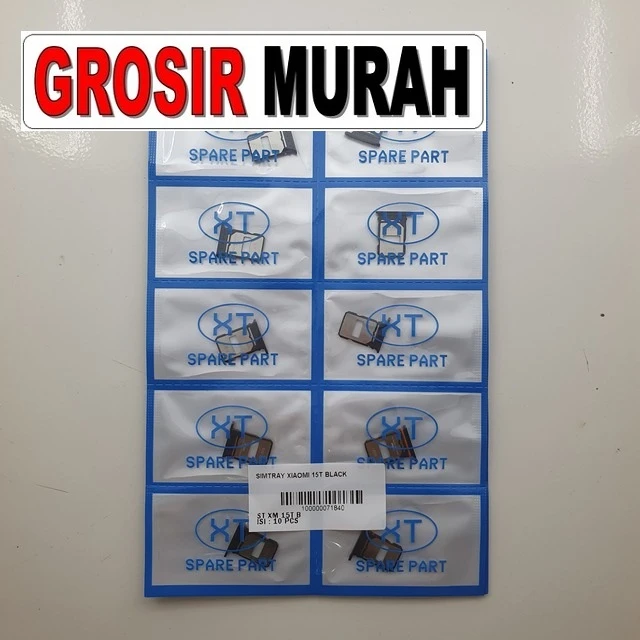 Simtray Xiaomi 15t Black ready stock harga grosir sparepart HP Libra Jaya