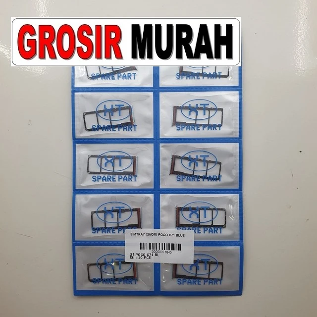 Simtray Xiaomi Poco C71 Blue ready stock harga grosir sparepart HP Libra Jaya