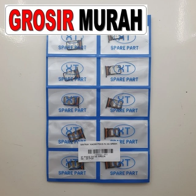 Simtray Xiaomi Poco F4 5g Green ready stock harga grosir sparepart HP Libra Jaya