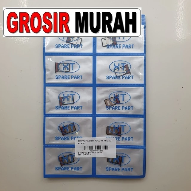 Simtray Xiaomi Poco F6 Pro 5g Black ready stock harga grosir sparepart HP Libra Jaya