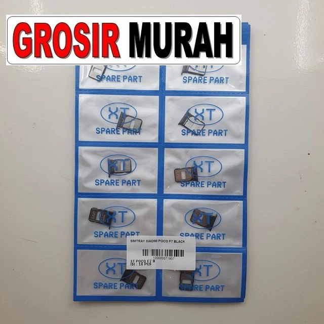 Simtray Xiaomi Poco F7 Black ready stock harga grosir sparepart HP Libra Jaya