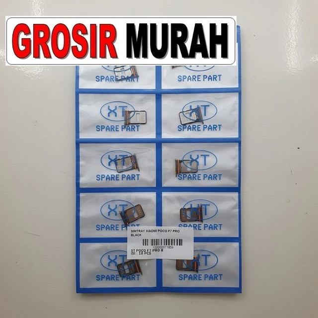 Simtray Xiaomi Poco F7 Pro Black ready stock harga grosir sparepart HP Libra Jaya