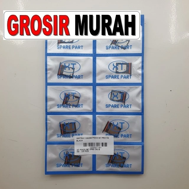 Simtray Xiaomi Poco M7 Pro 5g Black ready stock harga grosir sparepart HP Libra Jaya
