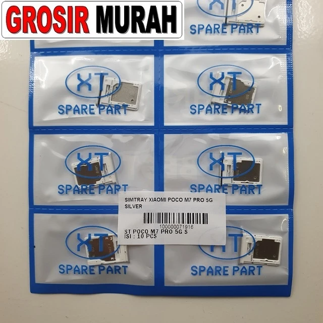 Simtray Xiaomi Poco M7 Pro 5g Silver ready stock harga grosir sparepart HP Libra Jaya