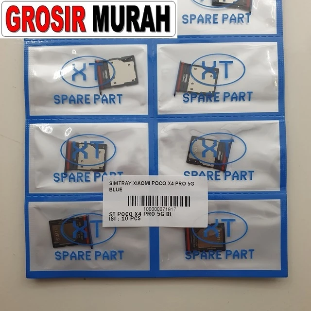 Simtray Xiaomi Poco X4 Pro 5g Blue ready stock harga grosir sparepart HP Libra Jaya