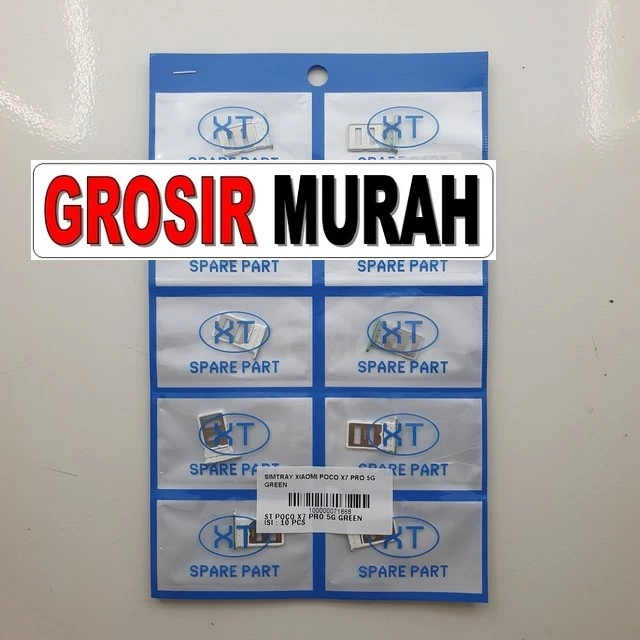 Simtray Xiaomi Poco X7 Pro 5g Green ready stock harga grosir sparepart HP Libra Jaya