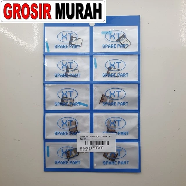 Simtray Xiaomi Poco X8 Pro 5g Black ready stock harga grosir sparepart HP Libra Jaya