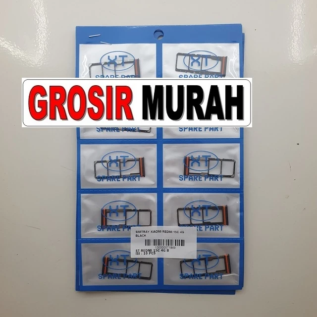 Simtray Xiaomi Redmi 15c 4g Black ready stock harga grosir sparepart HP Libra Jaya