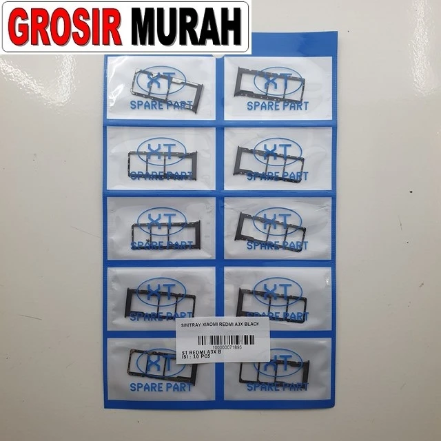 Simtray Xiaomi Redmi A3x Black ready stock harga grosir sparepart HP Libra Jaya