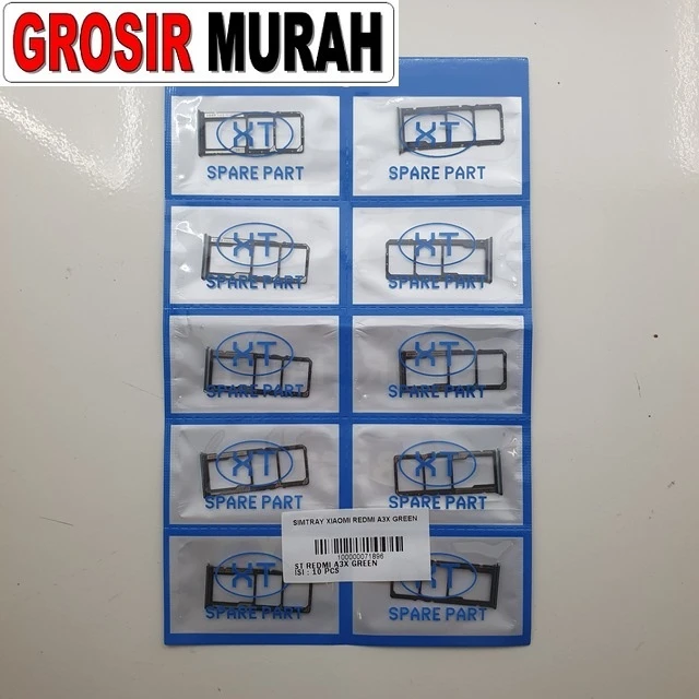Simtray Xiaomi Redmi A3x Green ready stock harga grosir sparepart HP Libra Jaya