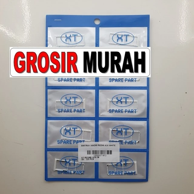 Simtray Xiaomi Redmi A3x White ready stock harga grosir sparepart HP Libra Jaya