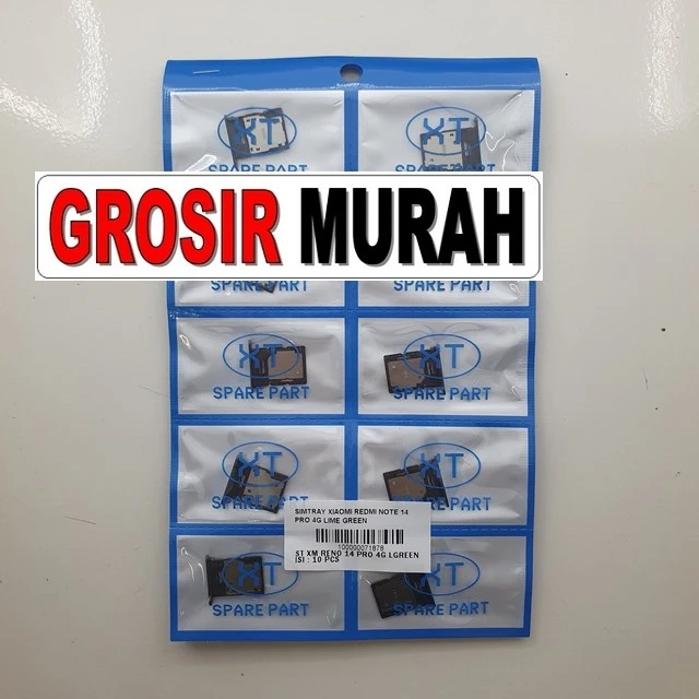 Simtray Xiaomi Redmi Note 14 Pro 4g Lime Green ready stock harga grosir sparepart HP Libra Jaya