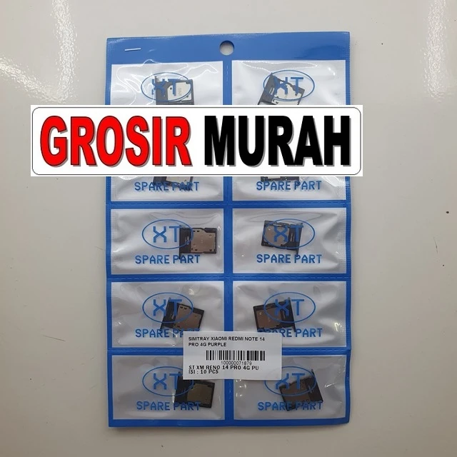 Simtray Xiaomi Redmi Note 14 Pro 4g Purple ready stock harga grosir sparepart HP Libra Jaya
