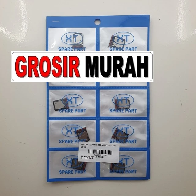 Simtray Xiaomi Redmi Note 15 4g Blue ready stock harga grosir sparepart HP Libra Jaya