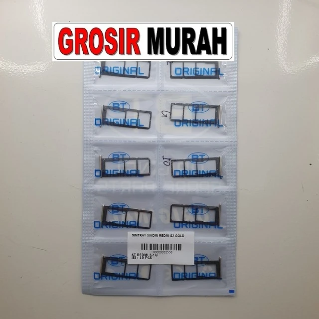 Simtray Xiaomi Redmi S2 Gold ready stock harga grosir sparepart HP Libra Jaya