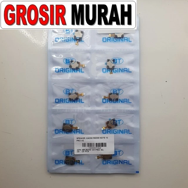 Speaker Xiaomi Redmi Note 10 Pro 4g ready stock harga grosir sparepart HP Libra Jaya