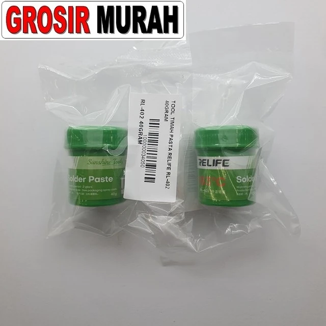 Tool Timah Pasta Relife Rl-402 40gram ready stock harga grosir sparepart HP Libra Jaya