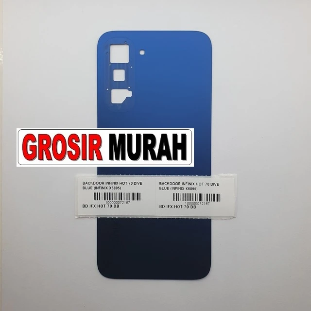 Backdoor Infinix Hot 70 Dive Blue (infinix X6895) ready stock harga grosir sparepart HP Libra Jaya