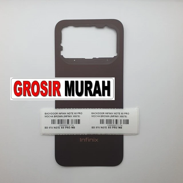 Backdoor Infinix Note 60 Pro Mocha Brown (infinix X6878) ready stock harga grosir sparepart HP Libra Jaya