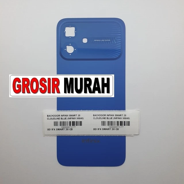 Backdoor Infinix Smart 20 Cloudline Blue (infinix X6840) ready stock harga grosir sparepart HP Libra Jaya