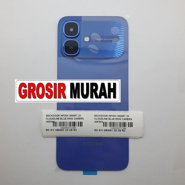 Backdoor Infinix Smart 20 Cloudline Blue Ring Camera (infinix X6840) ready stock harga grosir sparepart HP Libra Jaya