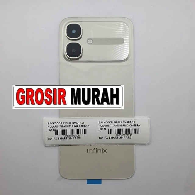 Backdoor Infinix Smart 20 Polaris Titanium Ring Camera (infinix X6840) ready stock harga grosir sparepart HP Libra Jaya