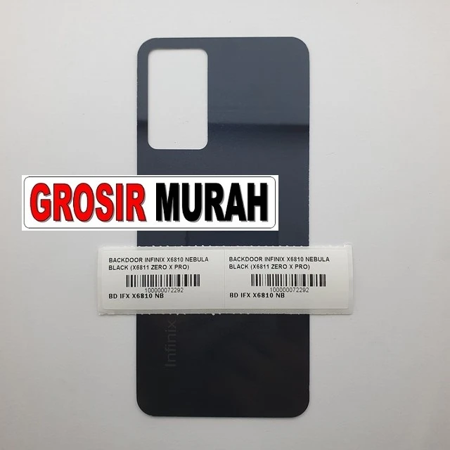 Backdoor Infinix X6810 Nebula Black (x6811 Zero X Pro) ready stock harga grosir sparepart HP Libra Jaya
