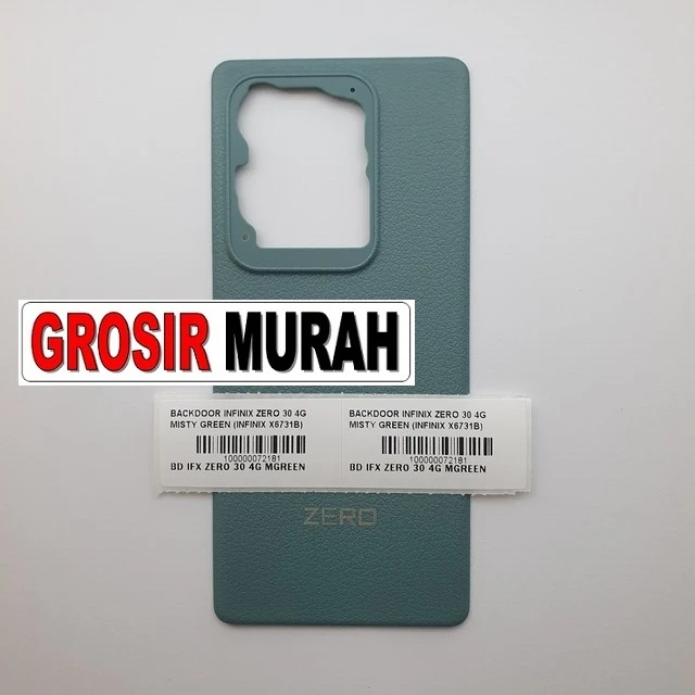 Backdoor Infinix Zero 30 4g Misty Green (infinix X6731b) ready stock harga grosir sparepart HP Libra Jaya