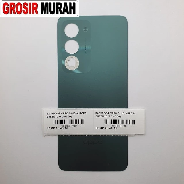 Backdoor Oppo A5 4g Aurora Green (oppo A5 5g) ready stock harga grosir sparepart HP Libra Jaya