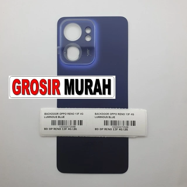 Backdoor Oppo Reno 13f 4g Luminous Blue ready stock harga grosir sparepart HP Libra Jaya