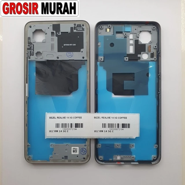 Bezel Realme 14 5g Coffee ready stock harga grosir sparepart HP Libra Jaya