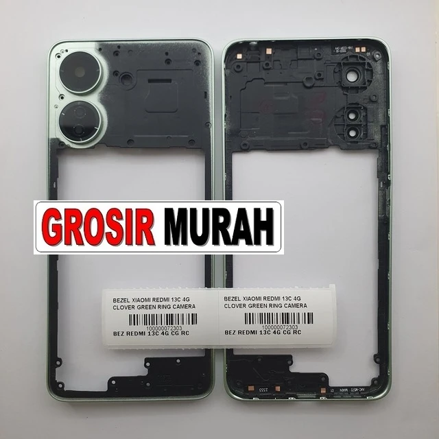Bezel Xiaomi Redmi 13c 4g Clover Green Ring Camera ready stock harga grosir sparepart HP Libra Jaya