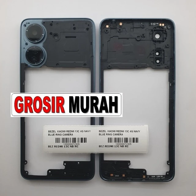 Bezel Xiaomi Redmi 13c 4g Navy Blue Ring Camera ready stock harga grosir sparepart HP Libra Jaya