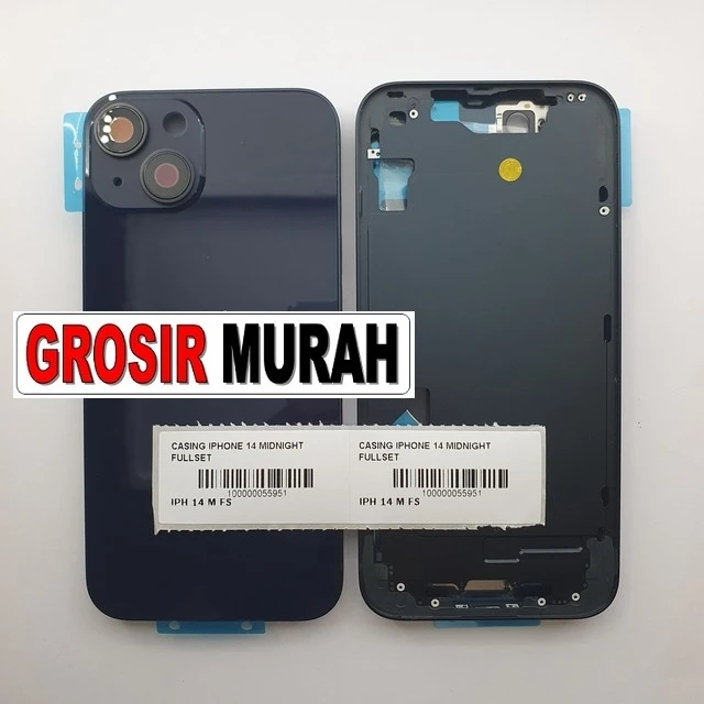 Casing Iphone 14 Midnight Fullset ready stock harga grosir sparepart HP Libra Jaya