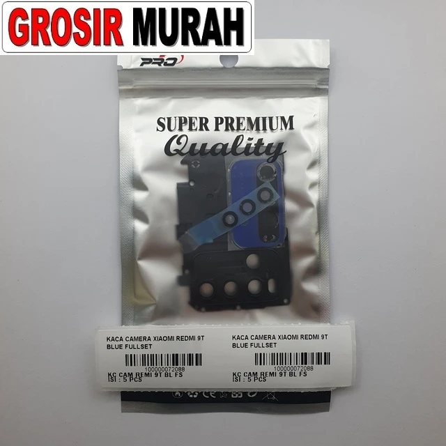 Kaca Camera Xiaomi Redmi 9t Blue Fullset ready stock harga grosir sparepart HP Libra Jaya