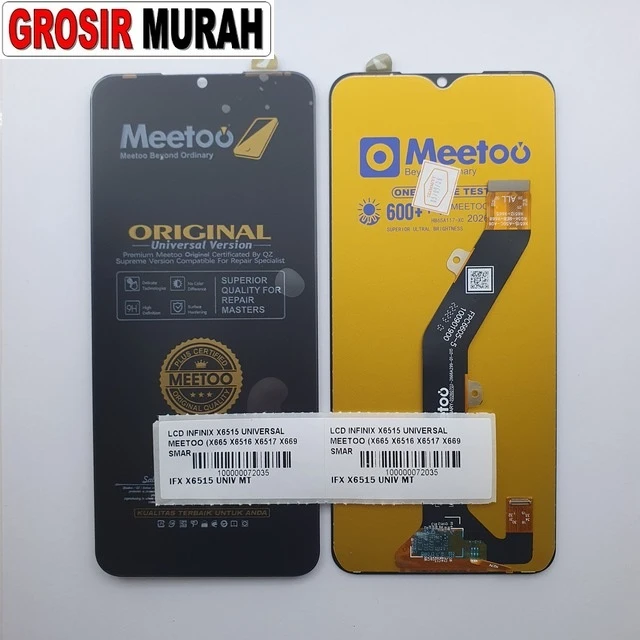 Lcd Infinix X6515 Universal Meetoo (x665 X6516 X6517 X669 Smart 6 Hd Smart 7 Plus Hot 12 Pro Hot 12i ready stock harga grosir sparepart HP Libra Jaya