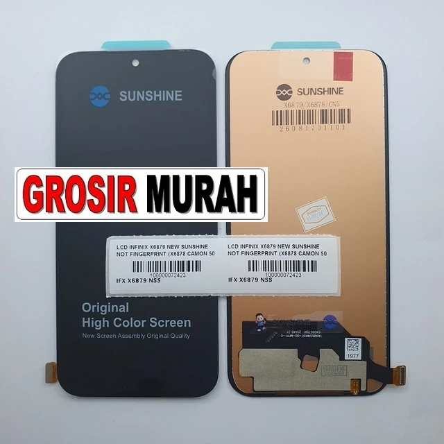 Lcd Infinix X6879 New Sunshine Not Fingerprint (x6878 Camon 50 Infinix Note 60 Note 60 Pro) ready stock harga grosir sparepart HP Libra Jaya