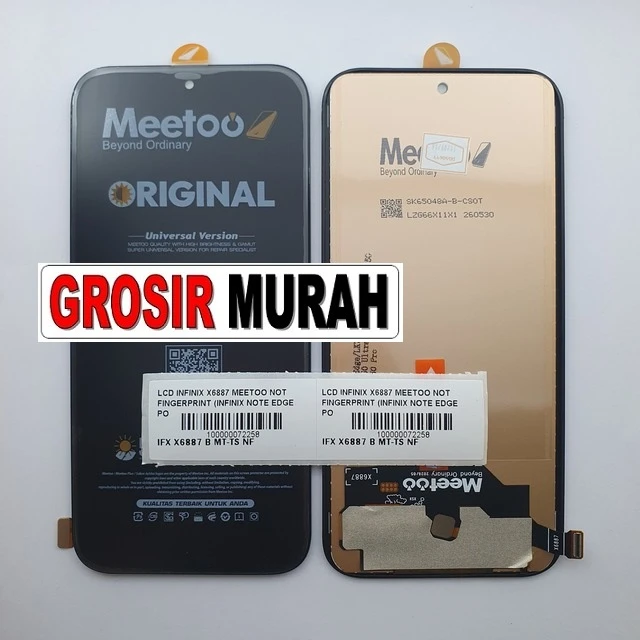Lcd Infinix X6887 Meetoo Not Fingerprint (infinix Note Edge Pov Curve 2 Camon 50 Ultra Camon 5 Pro) ready stock harga grosir sparepart HP Libra Jaya