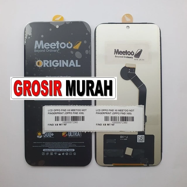 Lcd Oppo Find X8 Meetoo Not Fingerprint (oppo Find X8s) ready stock harga grosir sparepart HP Libra Jaya