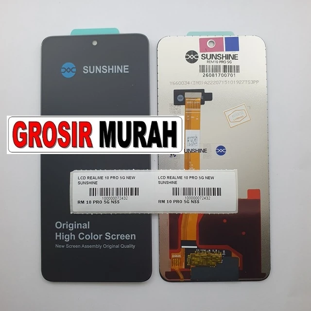 Lcd Realme 10 Pro 5g New Sunshine ready stock harga grosir sparepart HP Libra Jaya