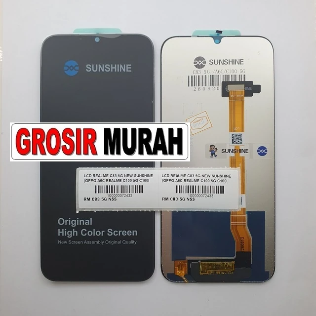 Lcd Realme C83 5g New Sunshine (oppo A6c Realme C100 5g C100i C100x) ready stock harga grosir sparepart HP Libra Jaya