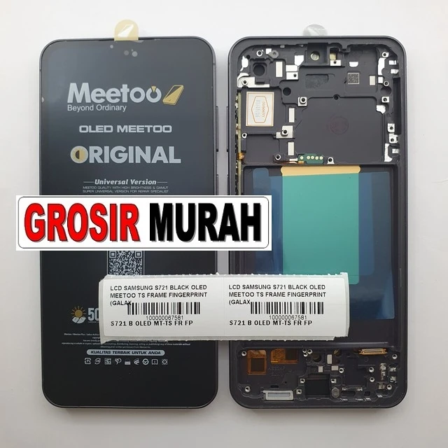 Lcd Samsung S721 Black Oled Meetoo Ts Frame Fingerprint (galaxy S24 Fe) ready stock harga grosir sparepart HP Libra Jaya