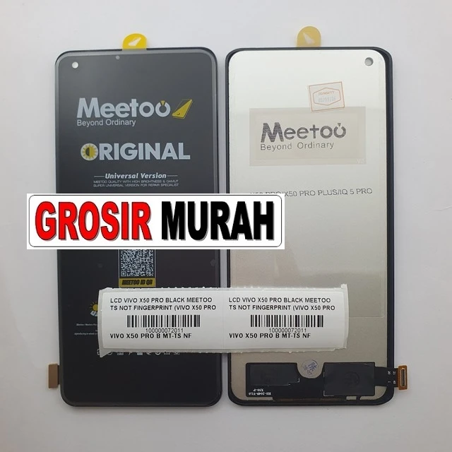 Lcd Vivo X50 Pro Black Meetoo Ts Not Fingerprint (vivo X50 Pro Plus Iqoo 5 Pro) ready stock harga grosir sparepart HP Libra Jaya