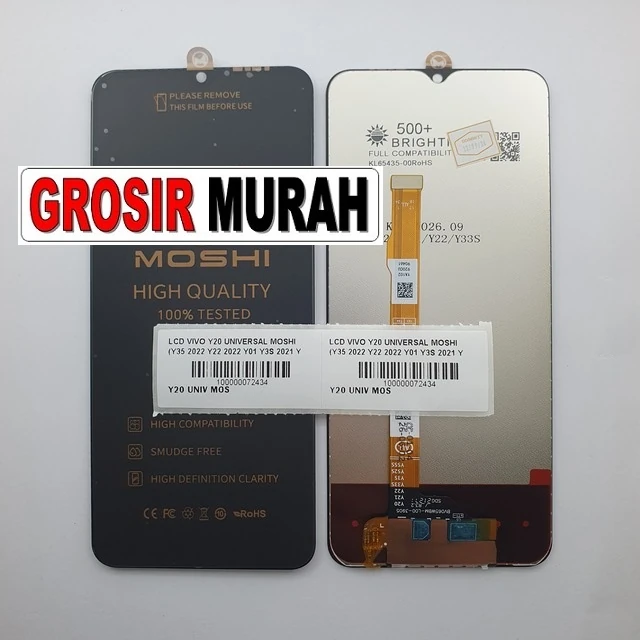 Lcd Vivo Y20 Universal Moshi (y35 2022 Y22 2022 Y01 Y3s 2021 Y11s Y12a Y12s Y15a Y15s Y20a T1x ready stock harga grosir sparepart HP Libra Jaya
