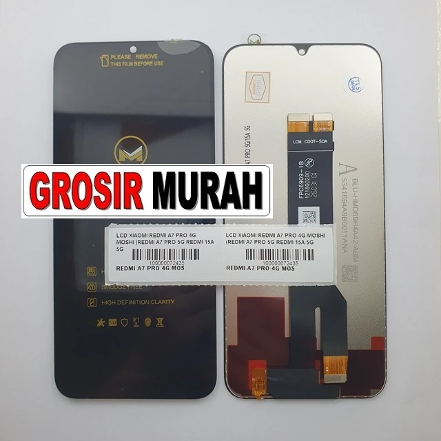 Lcd Xiaomi Redmi A7 Pro 4g Moshi (redmi A7 Pro 5g Redmi 15a 5g Redmi 70 R70m Poco C81 C85x ready stock harga grosir sparepart HP Libra Jaya
